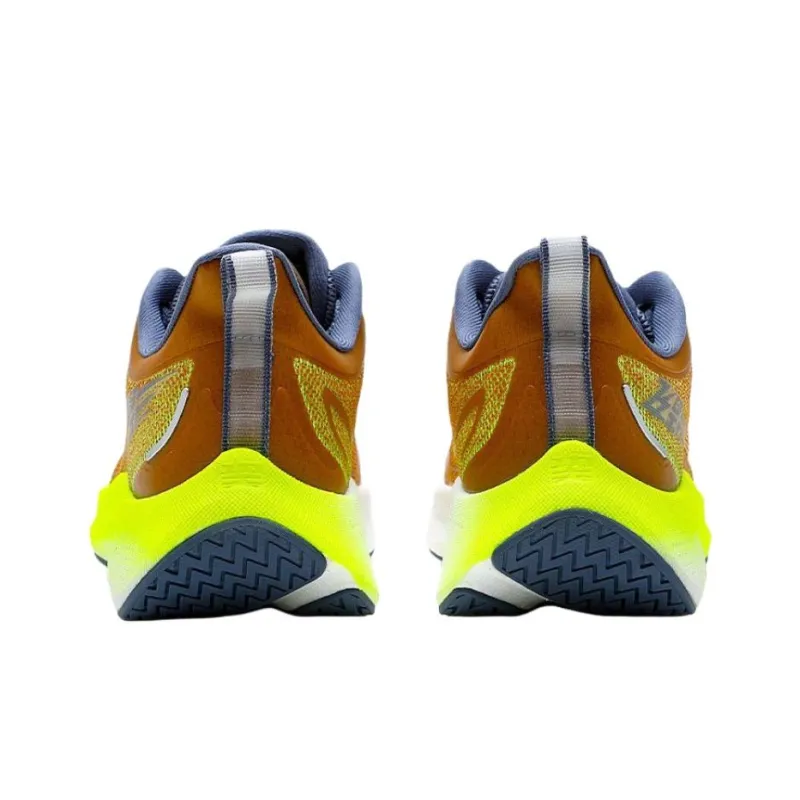 QIAODAN Flying Shadow 3.0 Anti Slip Wear Resistant Low Top Casual Running Shoes Men's Orange-4