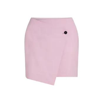 KARL LAGERFELD / Karl Lagerfeld Jeans Hun Kim's Edit Wrap Miniskirt