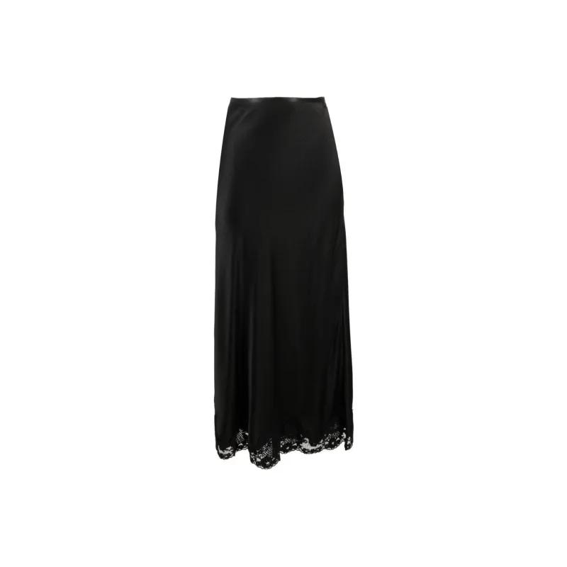 Rixo Casual Long Skirts Women's Black-0