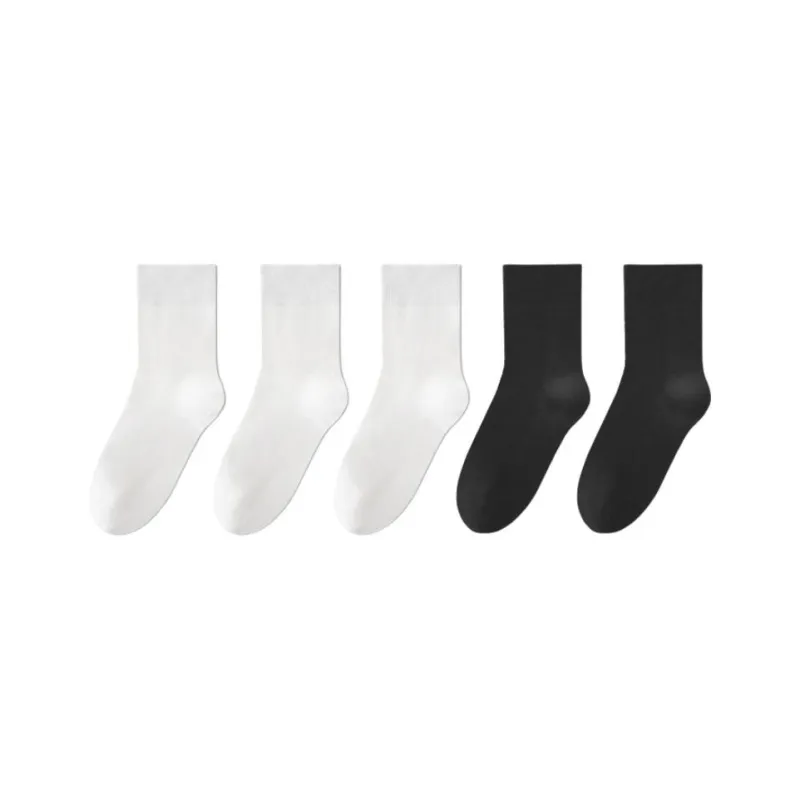 LUYOUYE Mid Calf Socks Women's 5 Pack-0