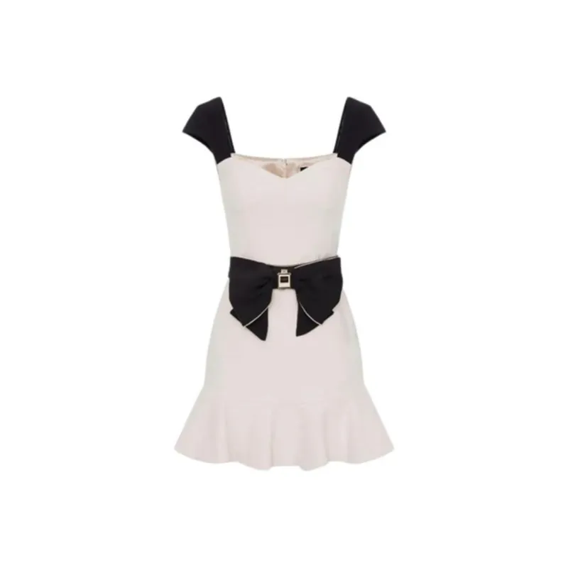 Elisabetta Franchi Sleeveless Dress Women's White-0