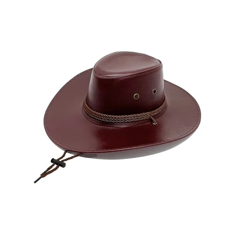 ASTAR HADES Faux Leather Hats & Caps Men's-0
