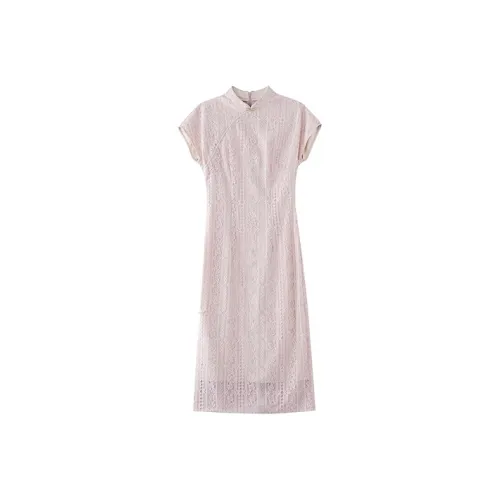 JINYE ORIENTAL Cheongsam Women's Pink