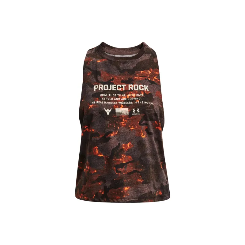Under Armour Project Project Rock Sport Vests Women's Black Pepper Powder-0