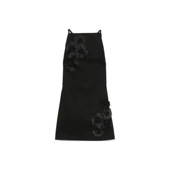 MSGM Floral appliqué Mini Dress