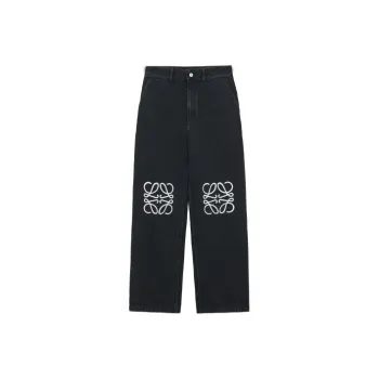 LOEWE Anagram Baggy Jeans 'Black'