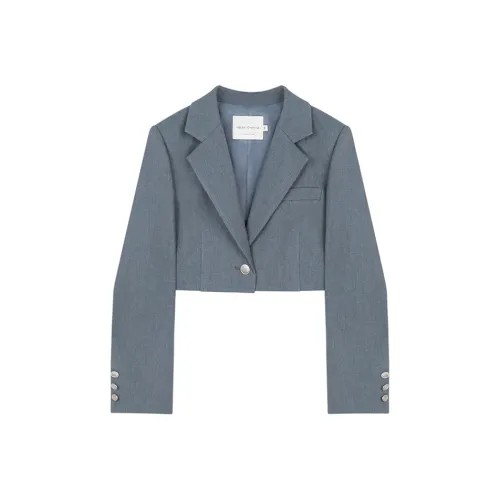 VEGA CHANG SS24 Casual Suit Women's Lunar Rock Gray