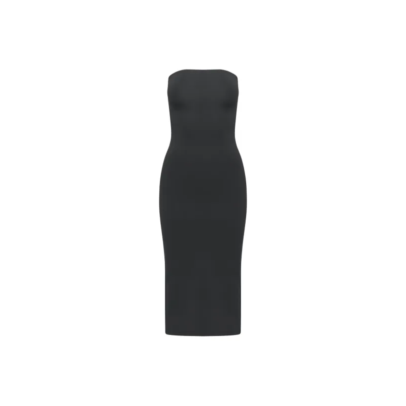 ARITZIA Contour Contour Midi Tube Dress Sleeveless Dress Women's BLACK/Black-0