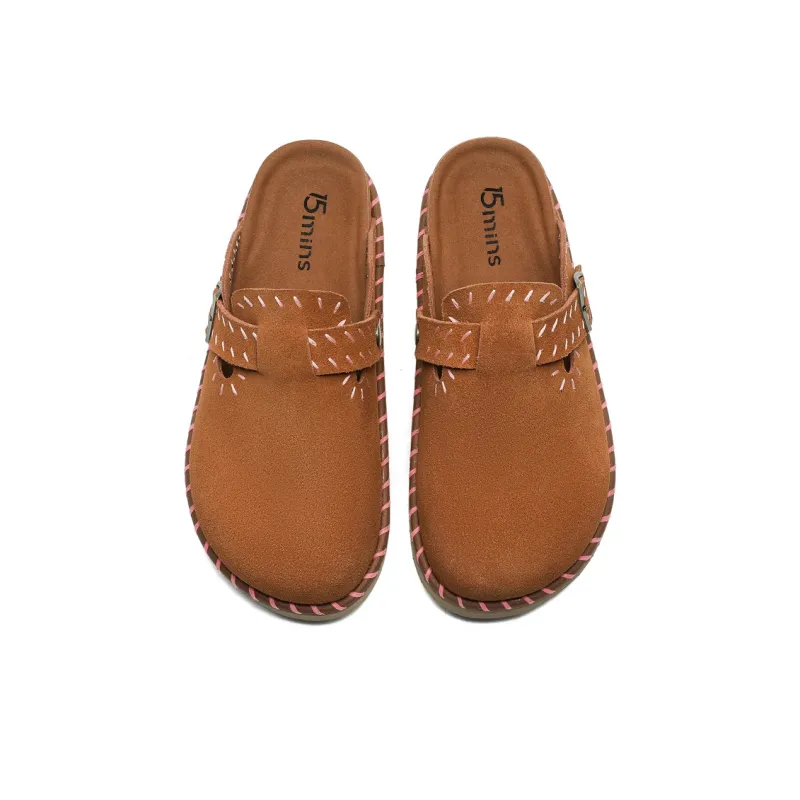 15 MINS Rubber Sole Stitching Abrasion Resistant Slip Resistant Birkenstock Shoes Unisex-8