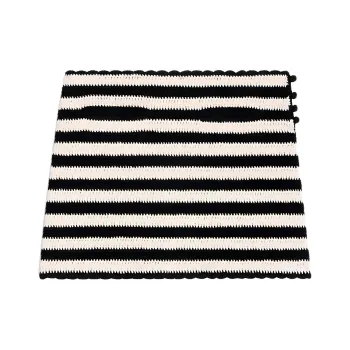 CELINE Striped Crochet Mini Skirt