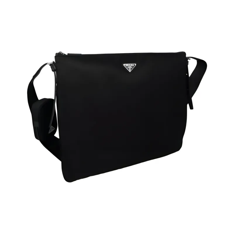PRADA Re-Nylon Nylon Messenger Bag Shoulder Bag Crossbody Bag Regular Men's Black-2