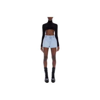 MOTHER Denim Shorts Women's Light Blue