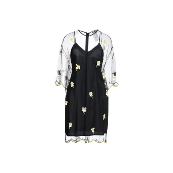 MSGM Long Sleeved Dresses Women's Black