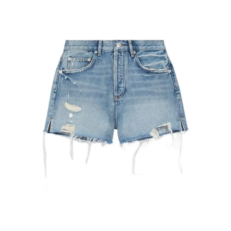 Maje Denim Shorts Women's Blue-0