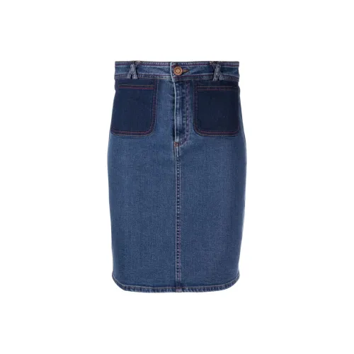 See By Chloe Denim Short Skirts Women's Blue