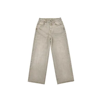 SINBOS Jeans Men Washed Light White