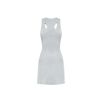 Jacquemus Cut Out Detailed Bril Glitter Dress