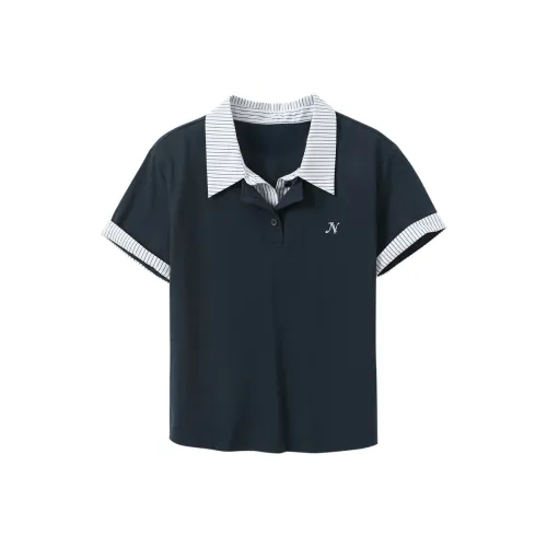 3COLOUR T Shirt Women's Navy Blue