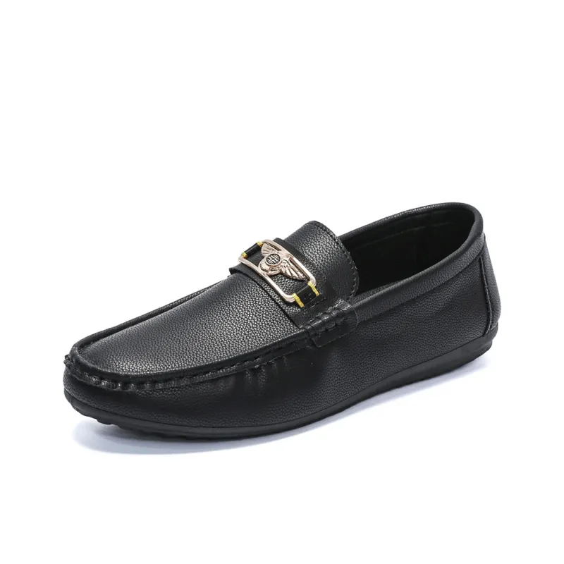 ZULISHI Men's Casual Shoes Men Low Top Black/White-1