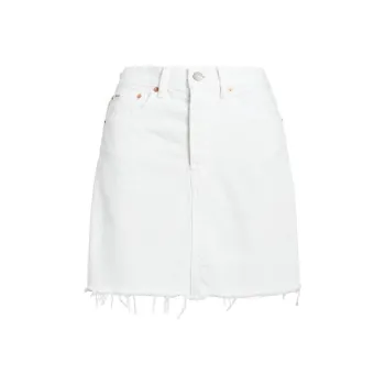 Polo Ralph Lauren Denim Short Skirts Women's White