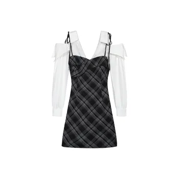 Incolore Long Sleeved Dresses Women's Black