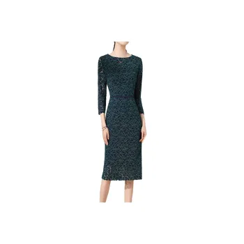 Mapping Long Sleeved Dresses Women's Green