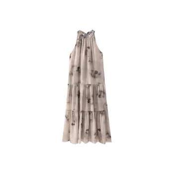 YGPRW Sleeveless Dress Women's Khaki