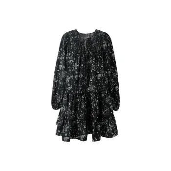 DOKZB Long Sleeved Dress Women's