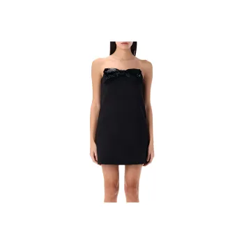 Self portrait Crepe Bandeau Mini Dress