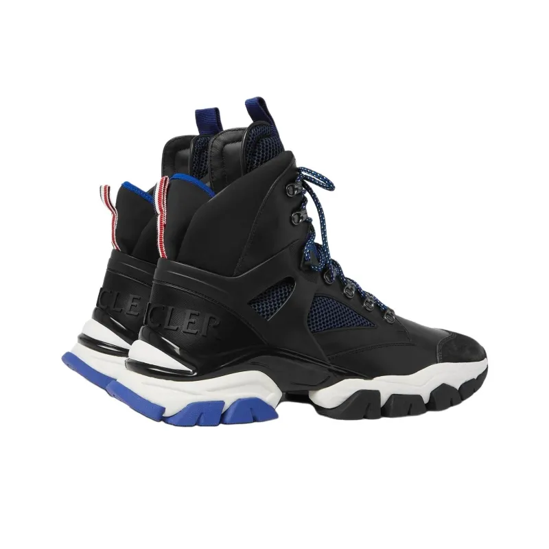 Moncler Tristan High Top Casual Shoes Men's Black-3
