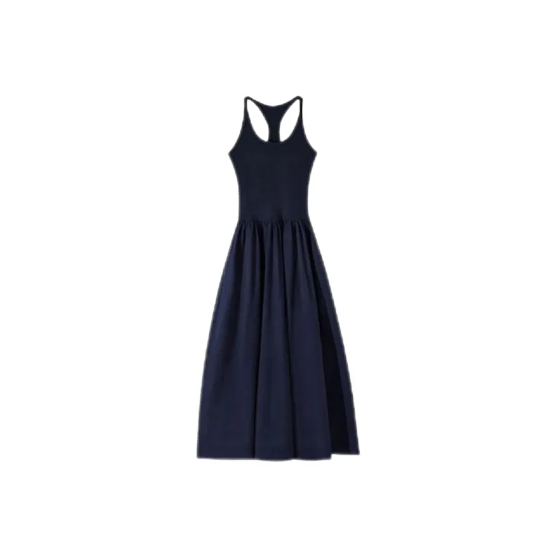 ABBY GODDESS Slip Dress Women's Navy Blue-0
