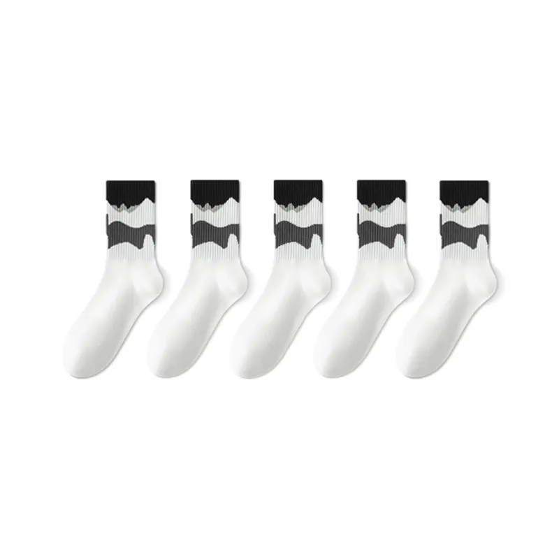 LUOLIAN Mid Calf Socks Women's 5 Pack-9
