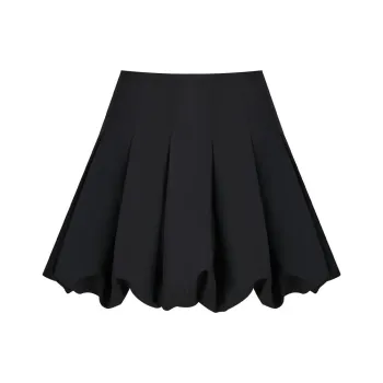 TAMMY TANGS Casual Short Skirts Women's Black