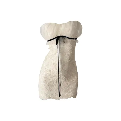 SECFLY OFFICIAL Sleeveless Dress Women's Ecru