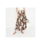 Brown with Print