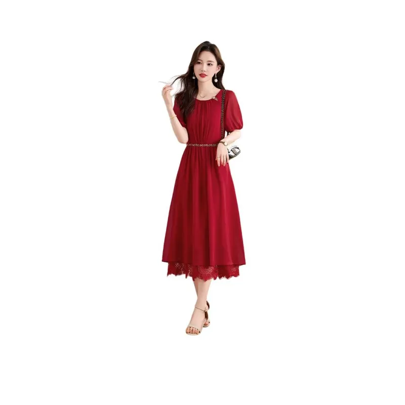 La Chapelle Short Sleeved Dress Women's-2