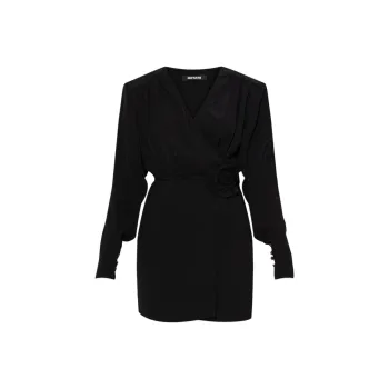 Rotate Long Sleeved Dress Women's Black
