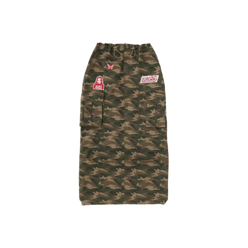 X girl X MOUSSY X girl Co brand Casual Long Skirts Women's-0