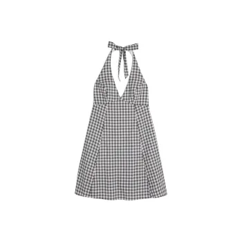 Hollister Sleeveless Dress Women's Black White