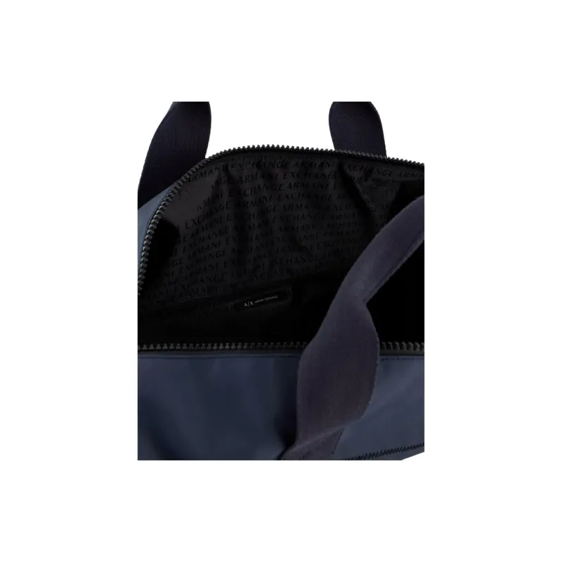 ARMANI EXCHANGEAE Polyester Carry Backpack Men's Marine Blue-3