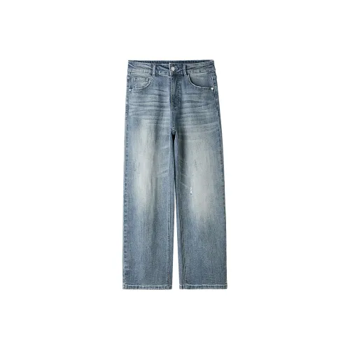 HLA Jeans Women's Blue Gray Denim Gradient Medium Y3