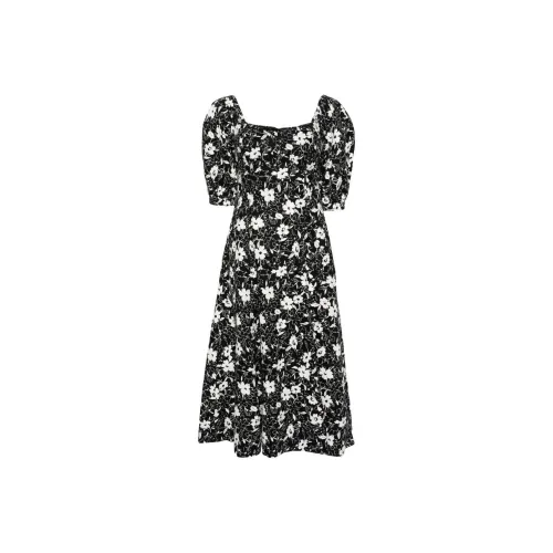 Sportscraft Crowe Polo Floral-Printed Sweetheart Neck Midi Dress