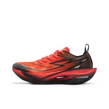 361° Flying Flame 3.5 Running Shoes Unisex Low Top Fluorescent Dark Red, Obsidian Black