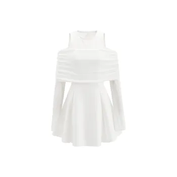 MISSHONEY MH Long Sleeved Dress Women's White