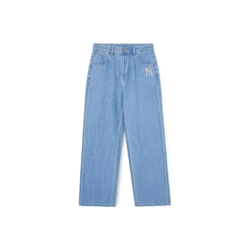 MLB New York Yankees SS24 Jeans Women's Light Blue-0