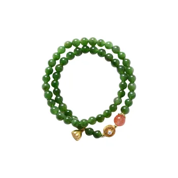 MARY WINDSOR Hetian Jade Bracelets Jasper Unisex