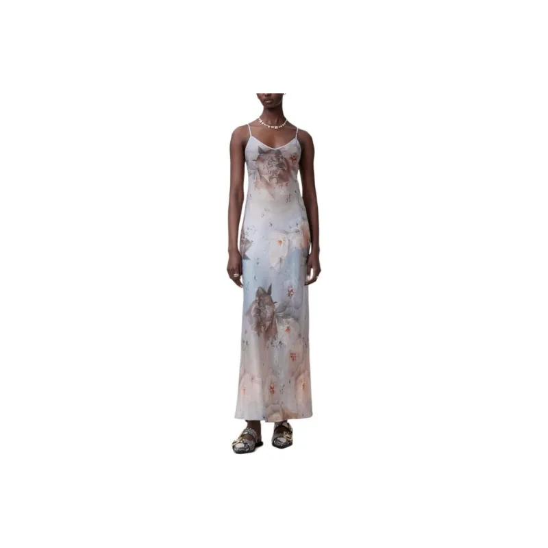ALLSAINTS Slip Dresses Women's Light Blue-0