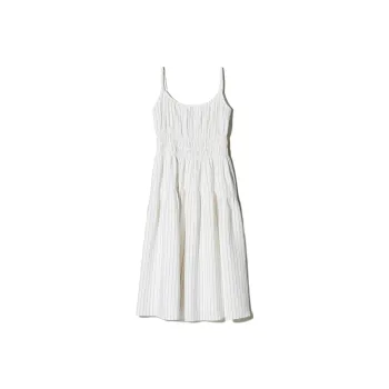 UNIQLO Slip Dresses Women's Ivory
