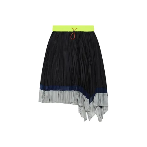 FILA FUSION Casual Long Skirts Women's Elegant Black
