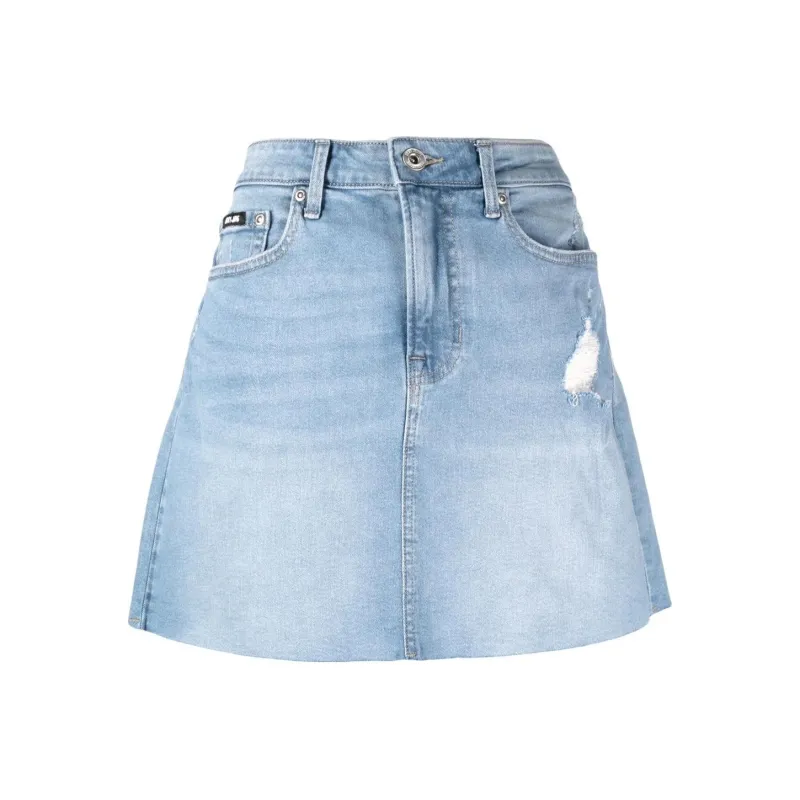 DKNY Mini Denim Skirt-0